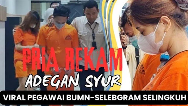 Bocornya Rekaman Skandal Video Syur Selebgram Cantik Gresik dengan Pegawai BUMN