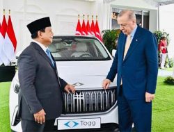 Erdogan Hadiahkan Mobil Listrik Togg T10X pada Prabowo