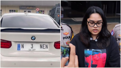 Viral, Mahasiswi Pengemudi Mobil BMW Bernopol N 3 NEN Ditilang Polisi, Ini Sosoknya