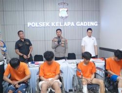 Nekat Begal Habib, Polsek Kelapa Gading Gercep Tangkap 4 Pelaku Plus Dihadiahi Timah Panas!