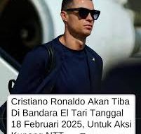 Cristiano Ronaldo Tiba di Bandara Soetta, Pejabat Indonesia Sertai ke Kupang NTT