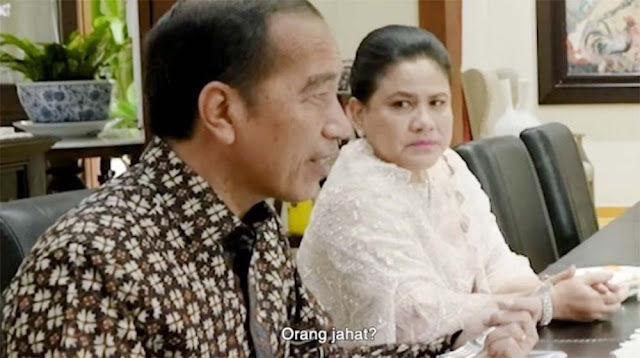 Jokowi Ditanya Asal Orang Jahat oleh Anak Chef Arnold, Ekspresi Awas Iriana Disorot