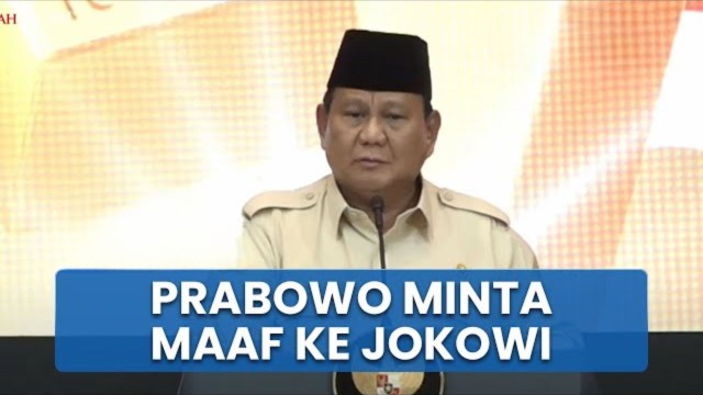 Prabowo Sebut Akan Ketemu Jokowi Untuk Minta Maaf, Soal Apa?