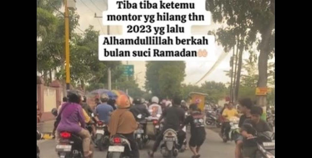 Viral! Niat Beli Takjil, Pasutri Ini Ketemu Motor yang Raib 2 Tahun Lalu di Madiun