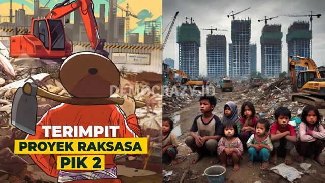 MIRIS! Kepedihan Anak-Anak Tergusur Proyek PIK-2 Aguan di Banten