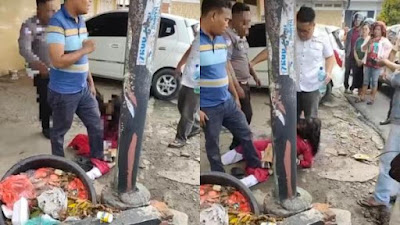 Polisi di Labuhanbatu Mohon Maaf Setelah Tendang Kepala Wanita ODGJ