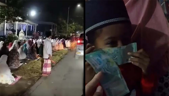 Viral Salat Tarawih di Malang Dapat Uang Rp 20.000, Ini Lokasinya