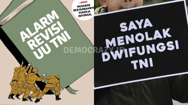 Simak! Tiga Alasan Munculnya Kekhawatiran Bangkitnya Dwifungsi TNI Lewat RUU