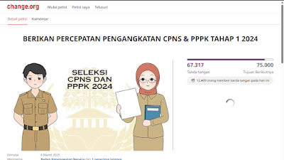 Viral Petisi Tolak Penundaan Pengangkatan CPNS dan PPPK, Reaksi Pemerintah Usai Banyak yang Nganggur