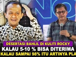 Heran Disertasi Terbukti Plagiarisme Bisa Direvisi, Rocky Gerung: Rektor UI Memalukan, Bahlil Harusnya DO!