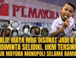 KACAU! Mayora Diduga Kuasai MBG Ramadhan: Makan Bergizi Hanya Omon-Omon, Gulanya Berlebih