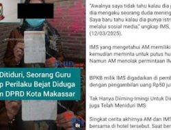 Viral Guru di Makassar Mengaku Ditiduri Anggota DPRD, Polisi: Tidak Ada Laporannya