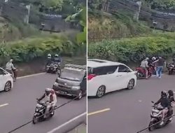 Terungkap Identitas Penumpang Alphard Putih Saat Insiden Patwal Tendang Pemotor di Puncak