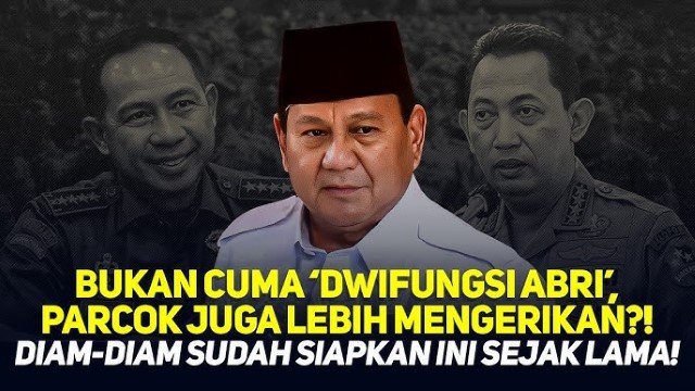 WASPADA! Partai Cokelat Lebih Berbahaya dari Dwifungsi TNI