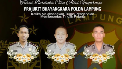 3 Anggota Polisi di Lampung Gugur Ditembak Saat Gerebek Judi Sabung Ayam