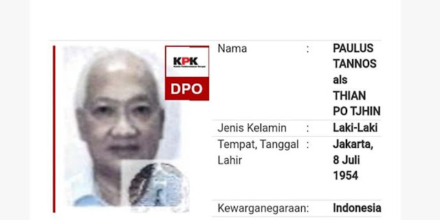 KPK Kebut Berkas Perkara Paulus Tannos