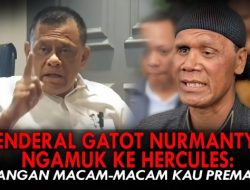 Tuding Purnawirawan TNI Mau Kudeta, Eks Panglima Gatot ke Hercules: Kau Apa Jasanya Untuk Negara?