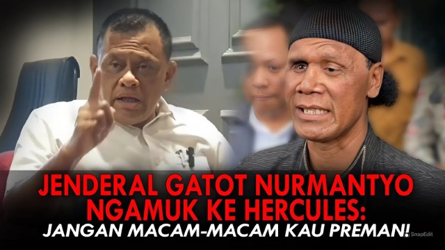 Tuding Purnawirawan TNI Mau Kudeta, Eks Panglima Gatot ke Hercules: Kau Apa Jasanya Untuk Negara?