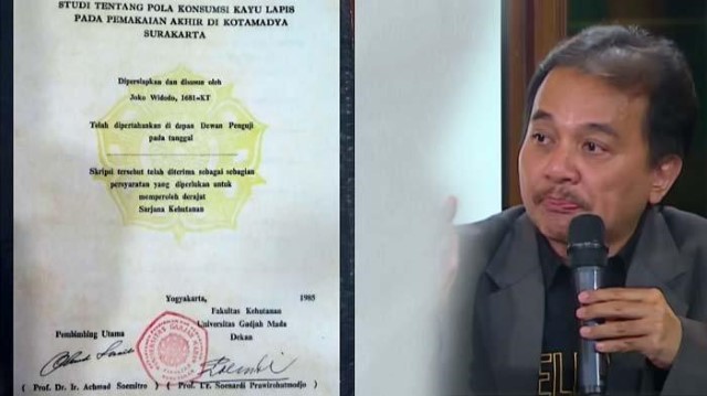 ANEH! Font di Skripsi Jokowi Dibandingkan, Kampus Terbaik di Dunia Masih Gunakan Mesin Ketik Tapi Punya Jokowi Kok Sudah Canggih?