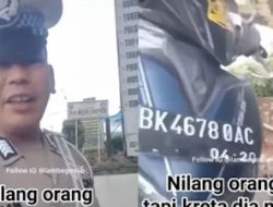 Polisi Tilang Warga di Batubara, Tapi Plat Motornya Sendiri Mati 5 Tahun
