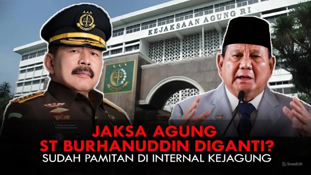 Rumor Pergantian Jaksa Agung ST Burhanuddin, Inikah Sosok Penggantinya?