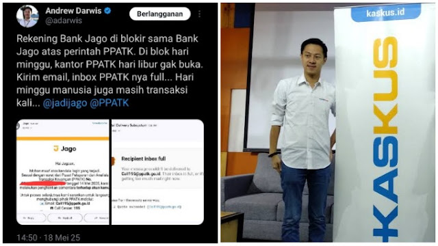 Viral Rekening Founder Kaskus Diblokir PPATK
