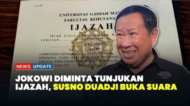 Susno Duadji: Yang Berhak Menerangkan Palsu Tidaknya Ijazah Jokowi Adalah UGM, Bukan Hasil Laborat!
