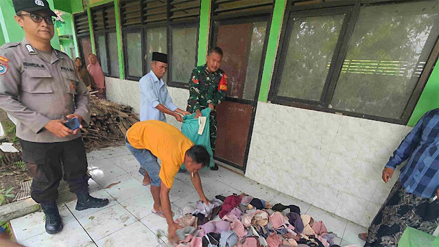 Geger Ratusan Kutang Berserakan di Bekas Gedung Sekolah Bojonegoro, Jumlahnya Ratusan