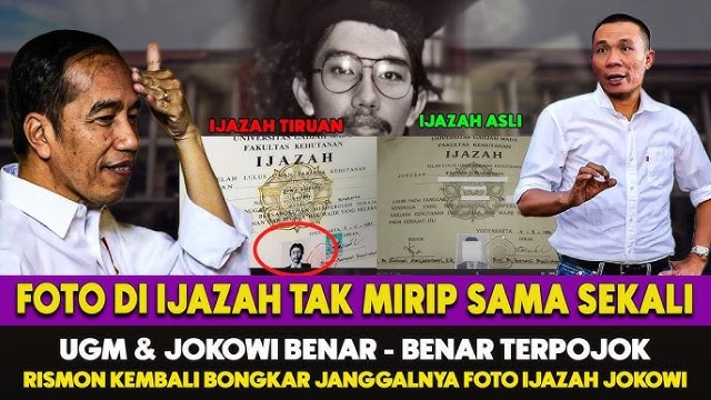 Rismon Ungkap Fakta Mencurigakan di Ijazah Jokowi: Ada Bercak Noda Tinta Hitam!
