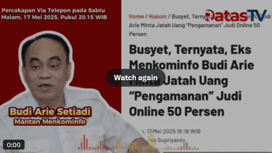 Beredar Rekaman Suara Diduga Budi Arie, Tuding PDIP Dalang Framing Jatah Pengamanan Judol