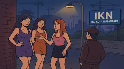 Wilayah IKN Kini Marak Prostitusi, PSK Jual Diri Sampai 10 Kali Sehari, Capek tapi Duitnya Lumayan