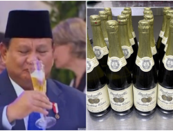 Istana Sebut Minuman saat Bersulang Prabowo dan Macron Bukan Alkohol, tapi Sari Apel