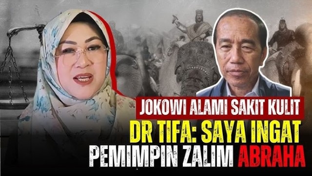 WADUH! Jokowi Alergi Kulit Hingga Absen di Hari Lahir Pancasila: Dokter Tifa Ungkit Kisah Azab Al-Quran