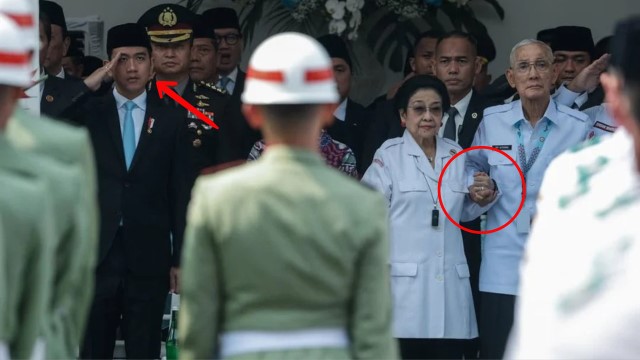 KODE! Megawati Genggam Tangan Try Sutrisno, Sinyal Pemakzulan Gibran Dimulai?