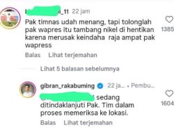 Warganet Senggol Nikel Raja Ampat saat Gibran Unggah Timnas Menang