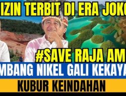 Dalang Utama Penerbitan Izin Tambang Nikel Raja Ampat, Jokowi Layak Dihukum Mati!