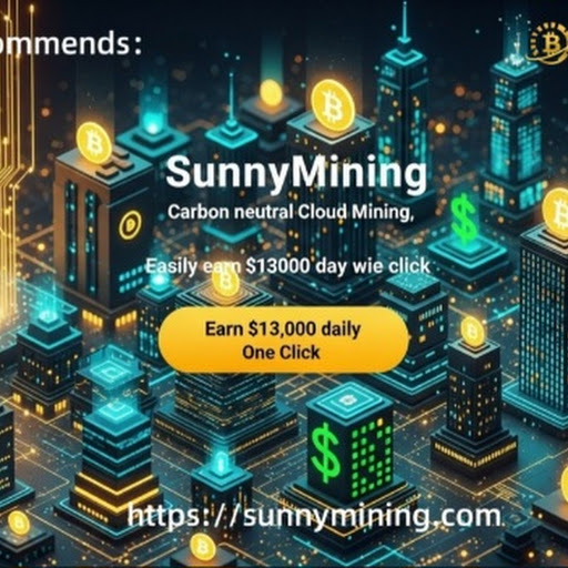 Binance recommends: SunnyMining carbon neutral cloud mining, easily earn $13,000 a day with one click