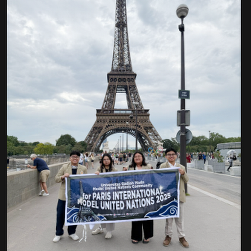 Empat Mahasiswa UGM Wakili Indonesia dalam Ajang PIMUN 2025 di Paris