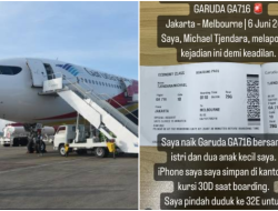 Garuda Indonesia Bebas Tugaskan Semua Awak Kabin Pesawat GA 716 Buntut iPhone Milik Penumpang Hilang