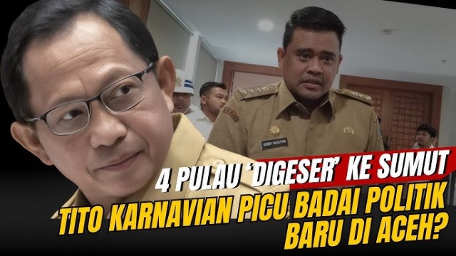 Aksi Mendagri Tito Karnavian Rampas Empat Pulau Aceh Untuk Dimasukkan ke Prov Sumut Langgar MoU Helsinki 2005!