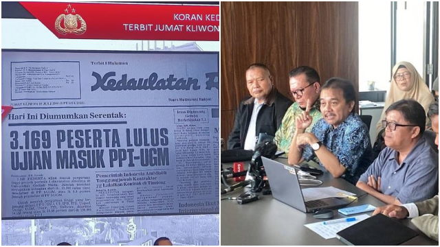 Koran yang Memuat Pengumuman Hasil Ujian Jokowi Masuk UGM Disita Polri, Roy Suryo: Jahat Sekali!