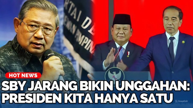 Cerita SBY Jarang Bikin Unggahan Medsos: Enggak Bagus, Presiden Kita Hanya Satu, Sindir Jokowi?