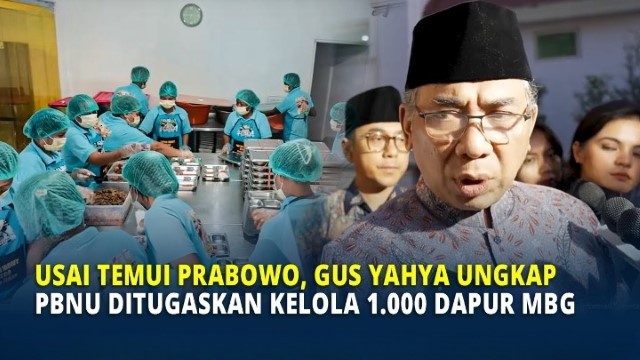 Asyik! Bikin 1.000 Dapur di Berbagai Pesantren, PBNU Ikut Kecipratan Proyek Makan Bergizi Gratis
