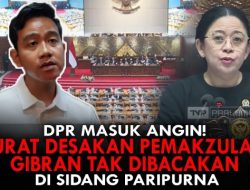 Usul Pemakzulan Gibran Terjegal di Meja Pimpinan DPR, Sengaja Dihambat atau Sesuai Prosedur?