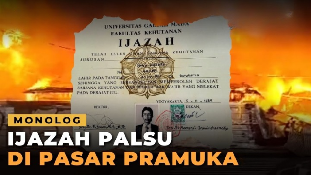 Terungkap! Pemilik Kios Percetakan di Pasar Pramuka Masih Layani Pembuatan Ijazah
