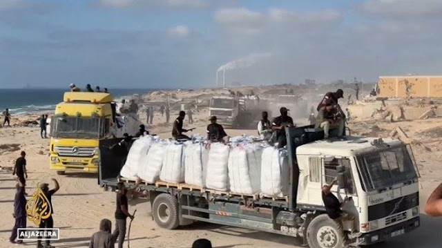 Gaza Heboh! Tepung Bantuan Pengungsi Disusupi Pil Narkoba