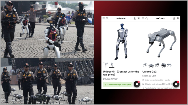 Humanoid Robots yang Dipamerkan Polri Malah Jadi Bahan Guyonan Netizen