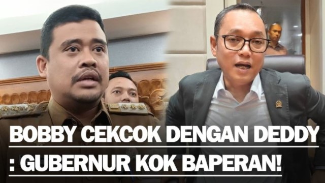 GEGER Bobby Nasution Ribut Dengan Deddy Sitorus di Medan: Gubernur Kok Baperan!