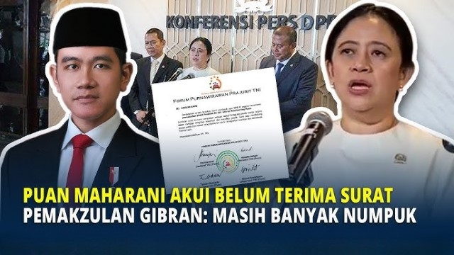 Pengamat: Tak Respon Surat Pemakzulan Gibran, Puan Tersandung Kasus Suaminya!
