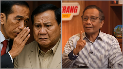 Mahfud Klaim Prabowo Sulit Proses Pemakzulan Gibran karena Ada Ancaman Terselubung dari Jokowi